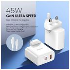 PowerGaN 45 45W Wall Charger Kit