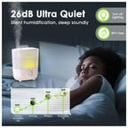 Ultrasonic Humidifier 2.5L 26dB Silent Humidifier