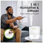 Ultrasonic Humidifier 2.5L 26dB Silent Humidifier