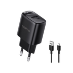 FireFly 3 oraimo FireFly 3 Anifast™ 10W 2A Chargeur  Indicateur LED compact ignifuge avec câble micro-USB
